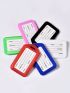 5pcs Luggage Tag Name Id Address Holder Travel Accessories