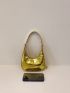 Mini Hobo Bag Metallic Pattern