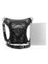 Steampunk Waist Leg Bag Women Men Victorian Style Holster Bag Motorcycle Thigh Hip Belt Pack