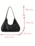 Women's Bag 2023 Brand Designer Zipper Small Handbag Lady Fashion Shoulder Bag Pu Casual Hobo Bag