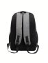 Letter Print Laptop Backpack Multiple Pocket Durable For Daily
