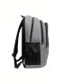 Letter Print Laptop Backpack Multiple Pocket Durable For Daily