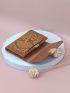 Snakeskin Print Small Wallet Colorblock Credit Card Holder For Daily