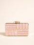 Mini Box Bag Chain Geometric Decor