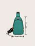 Trendy Waterproof Nylon Fanny Pack, The Perfect Sling Bag For Outdoor Adventures