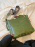 Minimalist Textured Square Bag Fashion