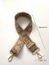 Letter Pattern Bag Strap Adjustable
