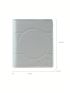 Geometric Pattern Small Wallet Trifold Gray