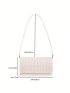 Small Flap Square Bag Fashionable Braided Detail