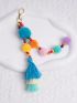 Pom Pom & Tassel Decor Bag Charm