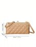 Quilted Pattern Phone Wallet Kiss Lock Fashion