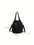 Polyester Bucket Bag Drawstring Design Adjustable Strap