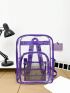 Fashionable Backpack Transparent Clear Large School Bag For School Work Stadium Security Travel Sporting Clear Bag