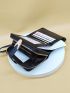 Solid Color Small Wallet Zipper Around