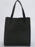 Small Square Bag Black Bow Decor For Daily