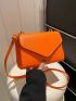 Mini Square Bag Pink Flap For Daily