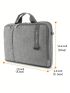 Waterproof Letter Graphic Classic Briefcase Double Handle
