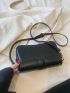 Metal Detail Flap Square Bag Fashion