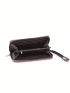 Vintage Long Wallet With Zipper