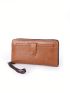 Vintage Long Wallet With Zipper