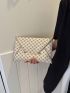 Medium Envelope Bag Geometric Pattern Flap