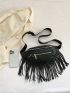 Fringe Decor Fanny Pack Zip Front