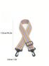 Geometric Pattern Wide Adjustable Bag Strap