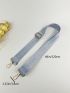 Letter Graphic Wide Adjustable Bag Strap