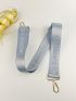 Letter Graphic Wide Adjustable Bag Strap