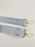 Letter Graphic Wide Adjustable Bag Strap