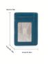 Slim Classic Card Holder Burgundy Minimalist RFID For Daily