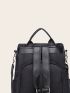 Patch Decor Classic Backpack