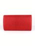 Glitter Envelope Bag Metal Decor Square Bag For Party