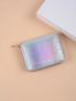 Ladies Fashion Holographic Contracted Card Holder
