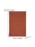 Letter Embossed Passport Case For Travel