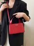 Small Square Bag Letter Detail Top Handle