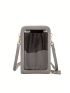 Crossbody Cell Phone Purse For Women Transparent Three-layer Crossbody Bag