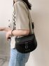 Mini Fanny Pack Crocodile Embossed PU Zip Front