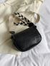 Mini Fanny Pack Crocodile Embossed PU Zip Front