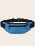Medium Fanny Pack Letter Embroidery Waterproof Multi-Pocket Sports Bag Aesthetic