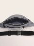 Letter Graphic Fanny Pack Polyester Sports Bag Aesthetic