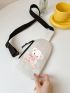 Women Fanny Bag Bear Print Bag New Fashion Waist Bag Girls Cute Purse