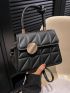 New Mini Solid Color Flap Fashionable Women's Handbag Oblique Shoulder Bag