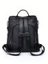 Tassel Decor Classic Backpack Brown