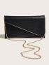Medium Envelope Bag Solid Color Chain Strap