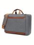 Colorblock Classic Briefcase Medium Double Handle