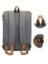 Colorblock Classic Briefcase Medium Double Handle