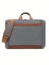 Colorblock Classic Briefcase Medium Double Handle