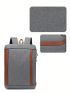 Colorblock Classic Briefcase Medium Double Handle