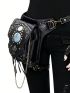 Motorcycle Rider Waist Bag Steampunk Hip Belt Bag Retro Punk Rock Bag Phone Pouch